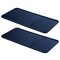 mDesign Silicone Pet Food/Water Bowl Feeding Mat for Dogs, Small, 2 Pack